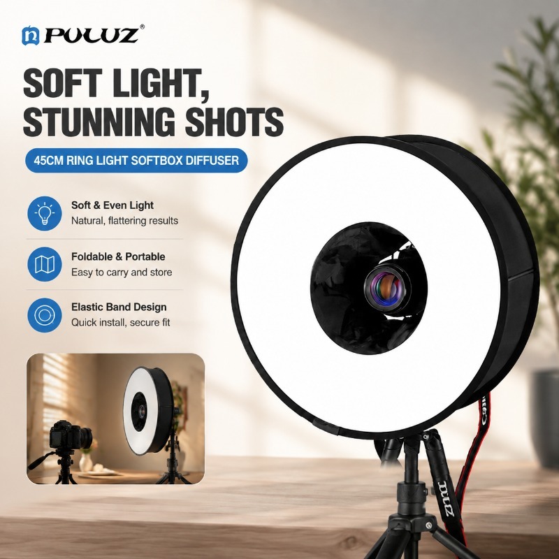 Photography Types Of Lighting - Softbox plegable de 45 cm con