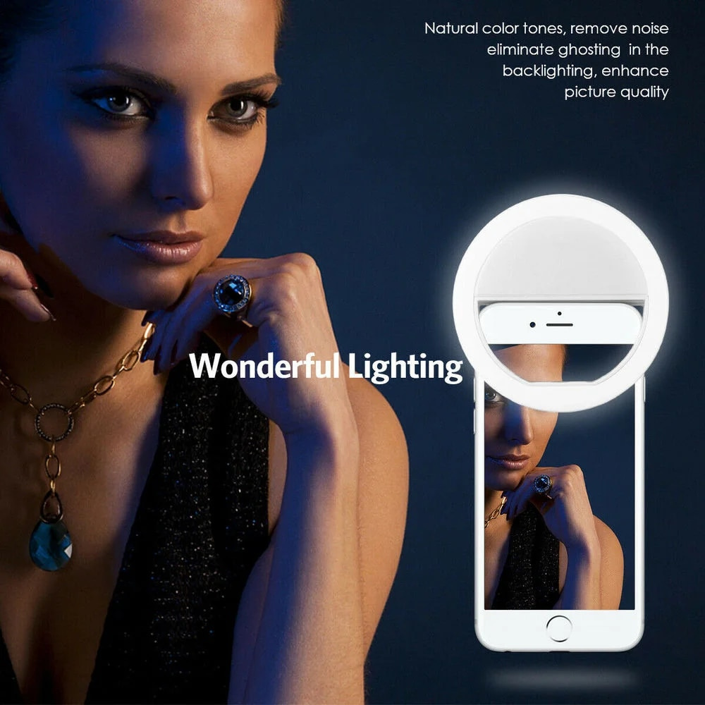 Anillo de Luz LED para Selfies - Photography And Videography Lighting reseña y precio