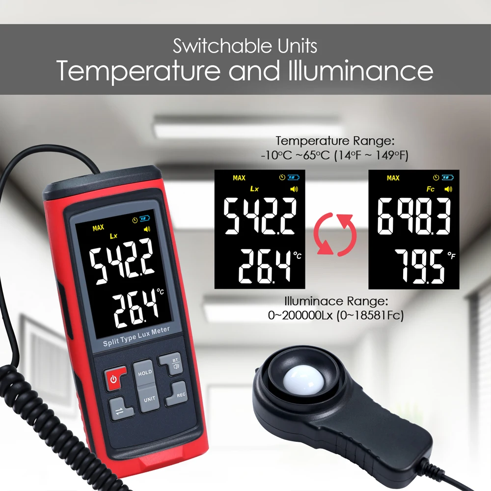 Iluminómetro de luz Lux de tip - Photography Types Of Lighting reseña y precio