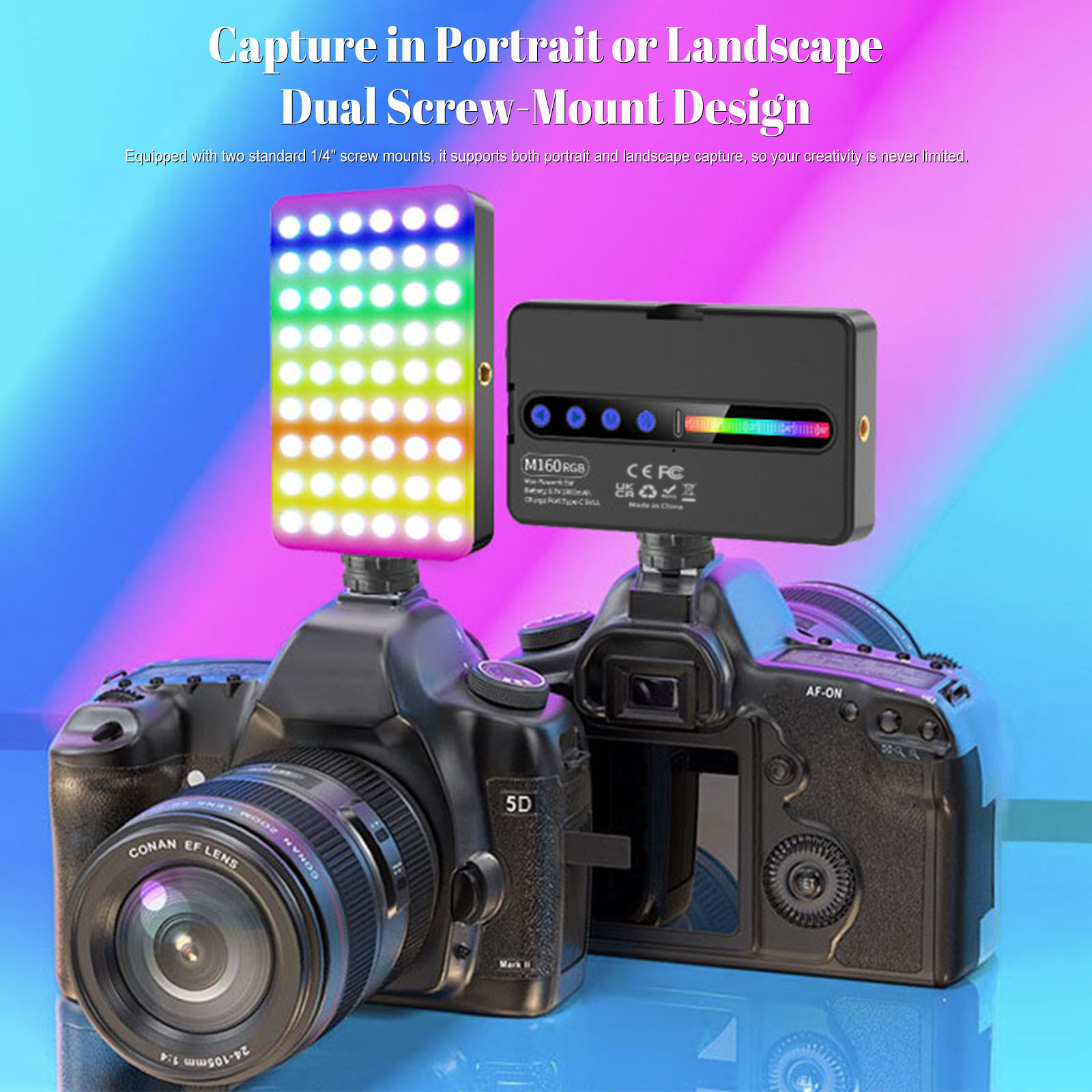 Luz de Video LED RGB de 6.5W 2 - Photography Types Of Lighting reseña y precio