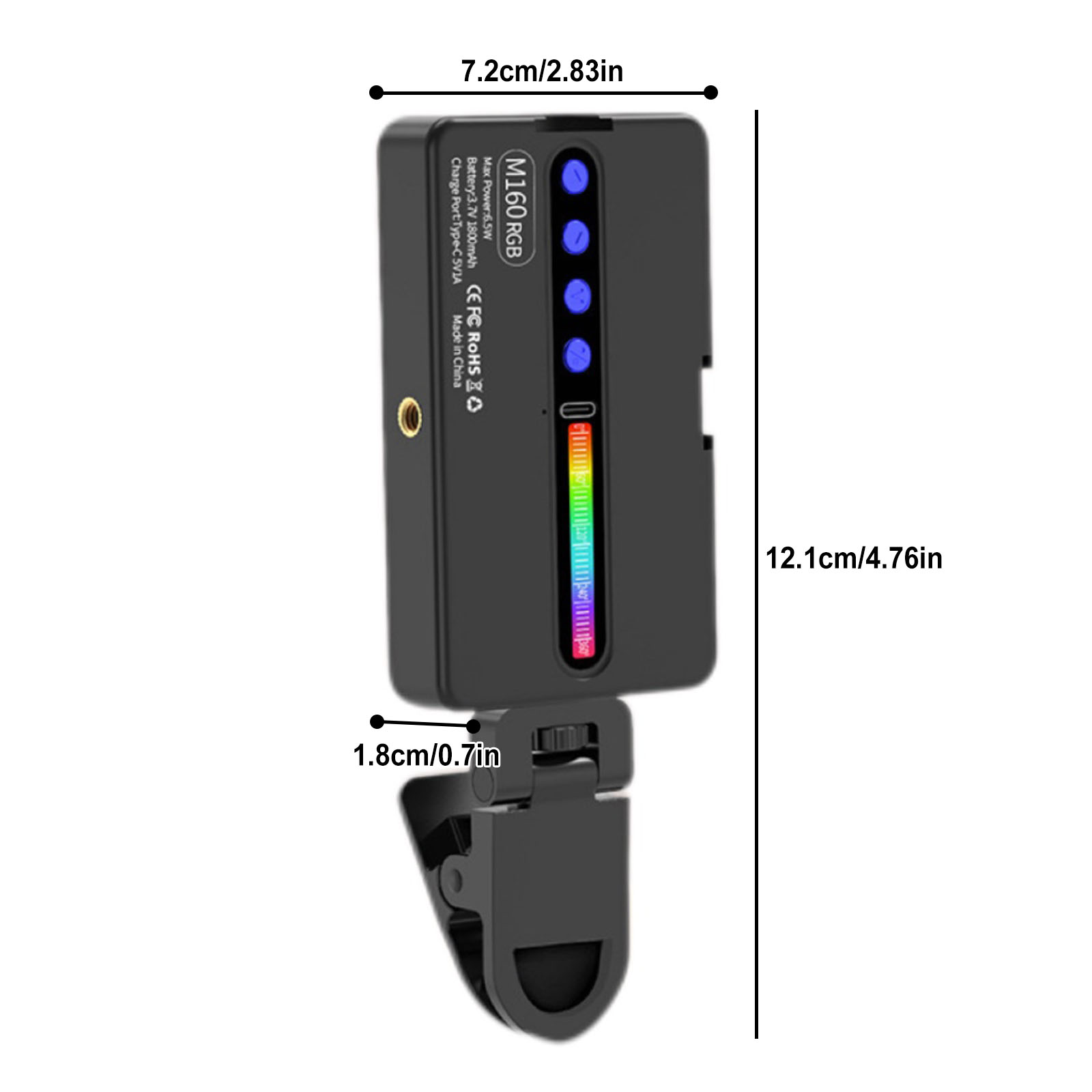 Luz de Video LED RGB de 6.5W 2 - Photography Types Of Lighting reseña y precio