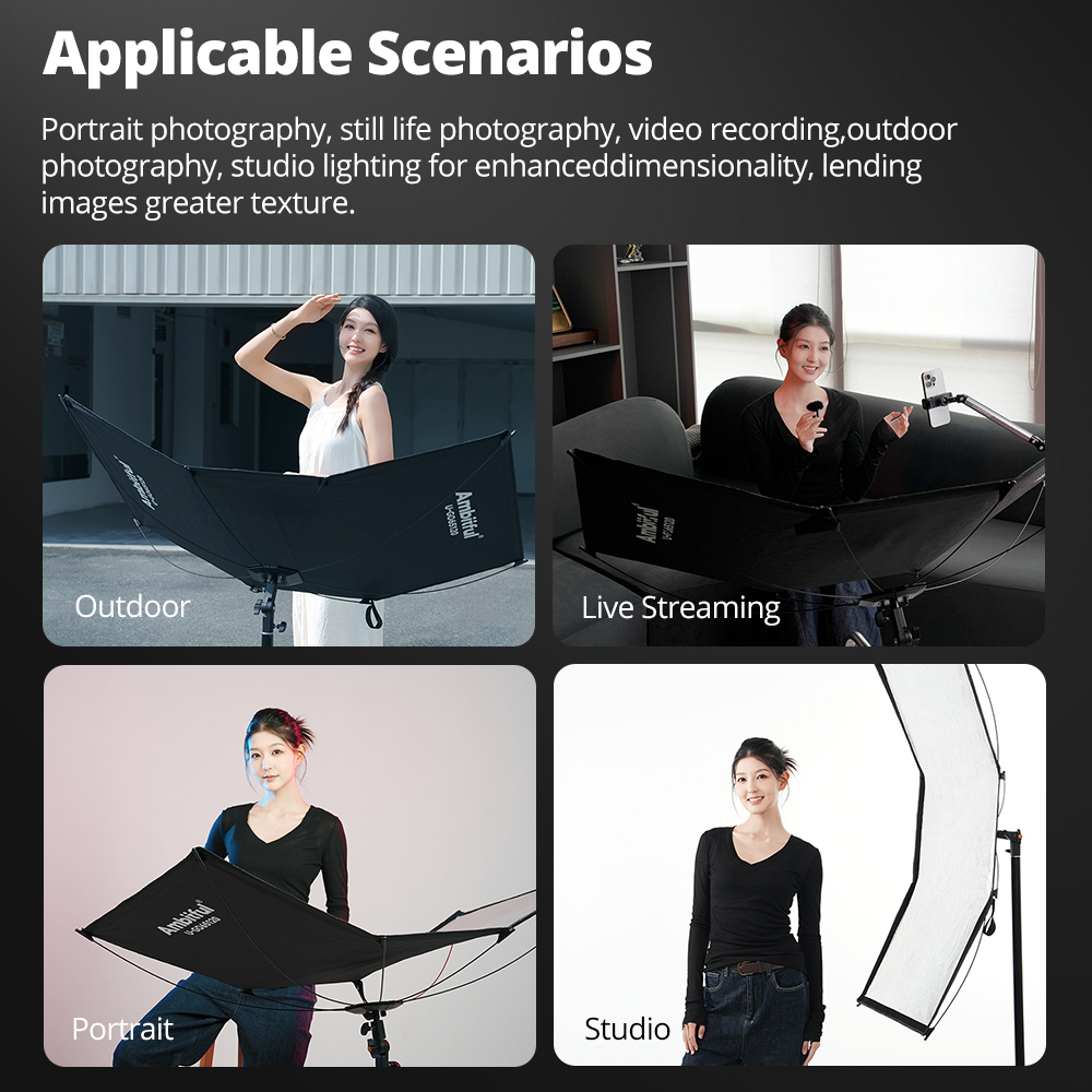 AMBITFUL Kit reflector de difu - Photography Types Of Lighting reseña y precio
