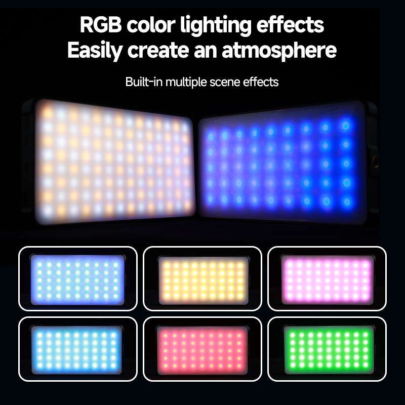 Luz de vídeo LED RGB, Clip de  - Photography And Videography Lighting reseña y precio