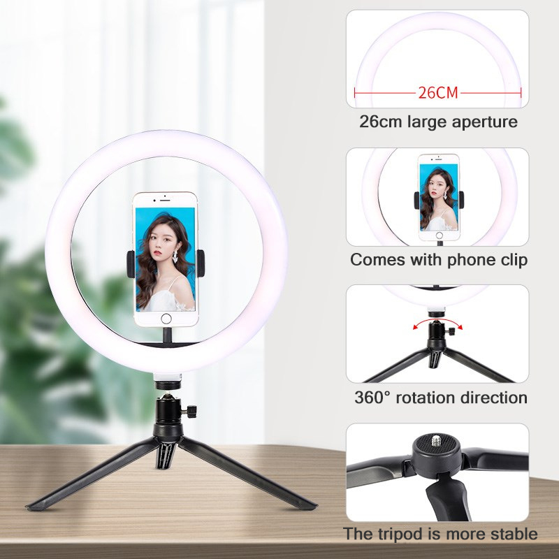 Anillo Led de 26cm y 10 pulgad - Photography And Videography Lighting reseña y precio