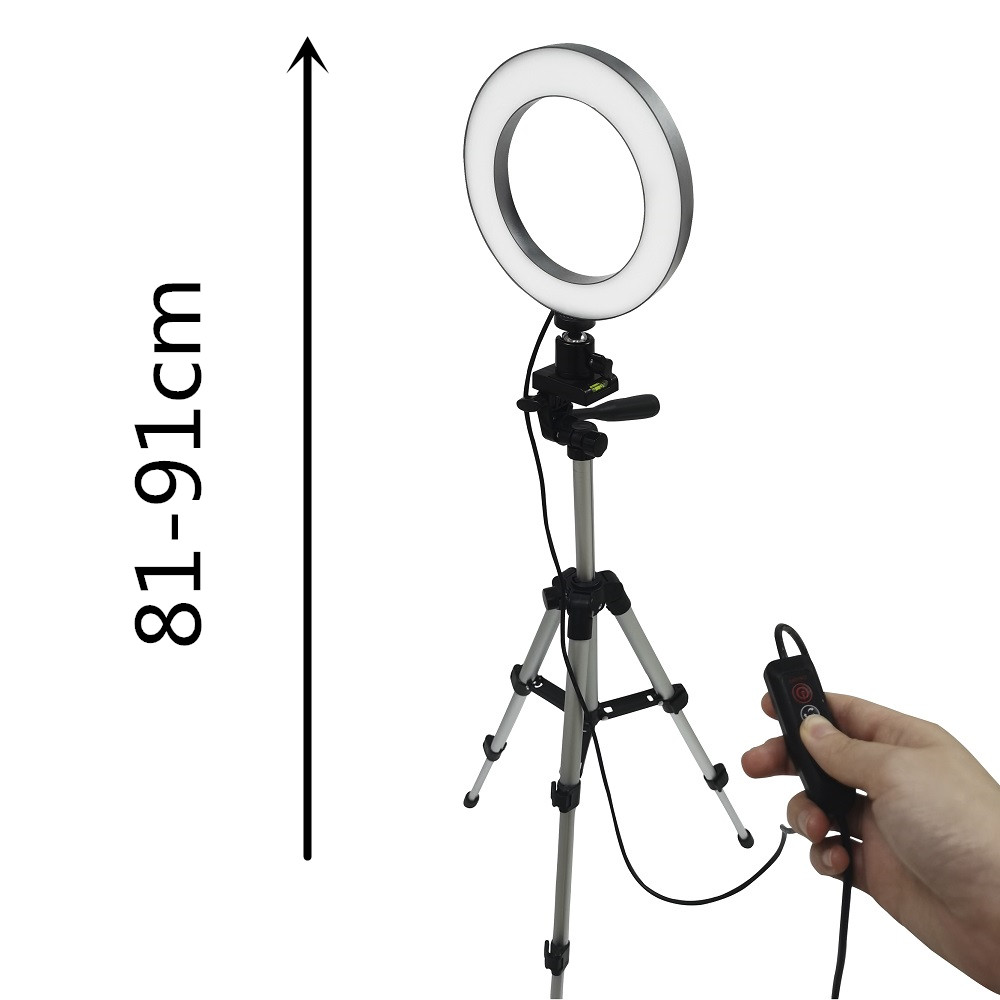 Anillo de luz LED para selfies - Photography And Videography Lighting reseña y precio