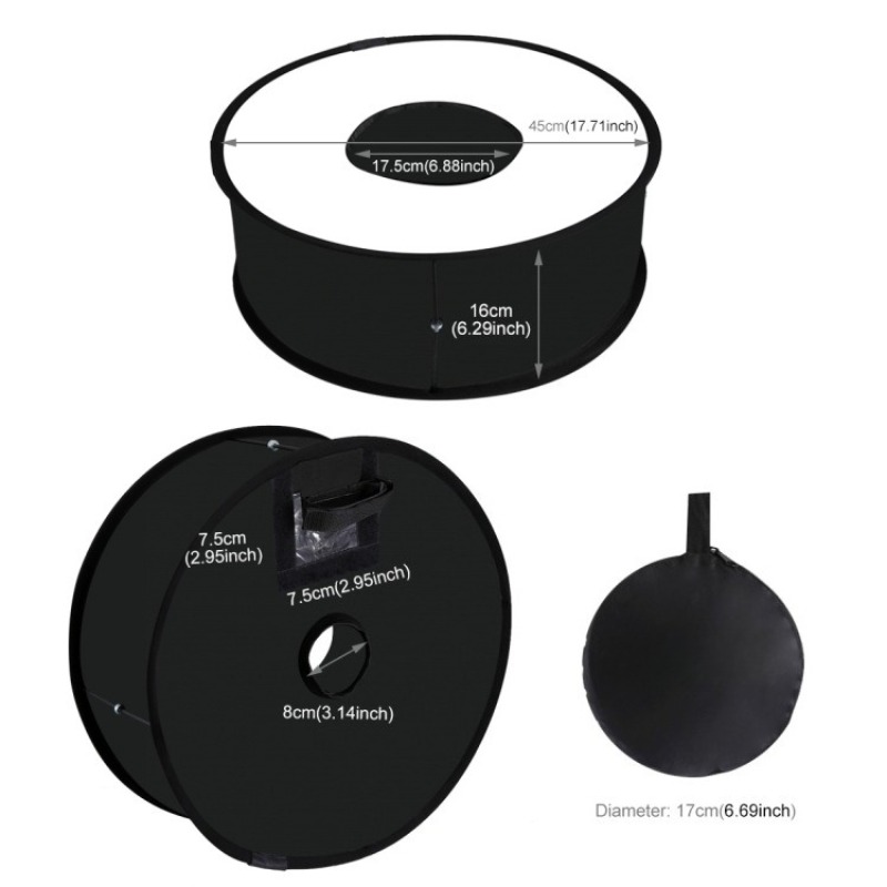 Softbox plegable de 45 cm con  - Photography Types Of Lighting reseña y precio