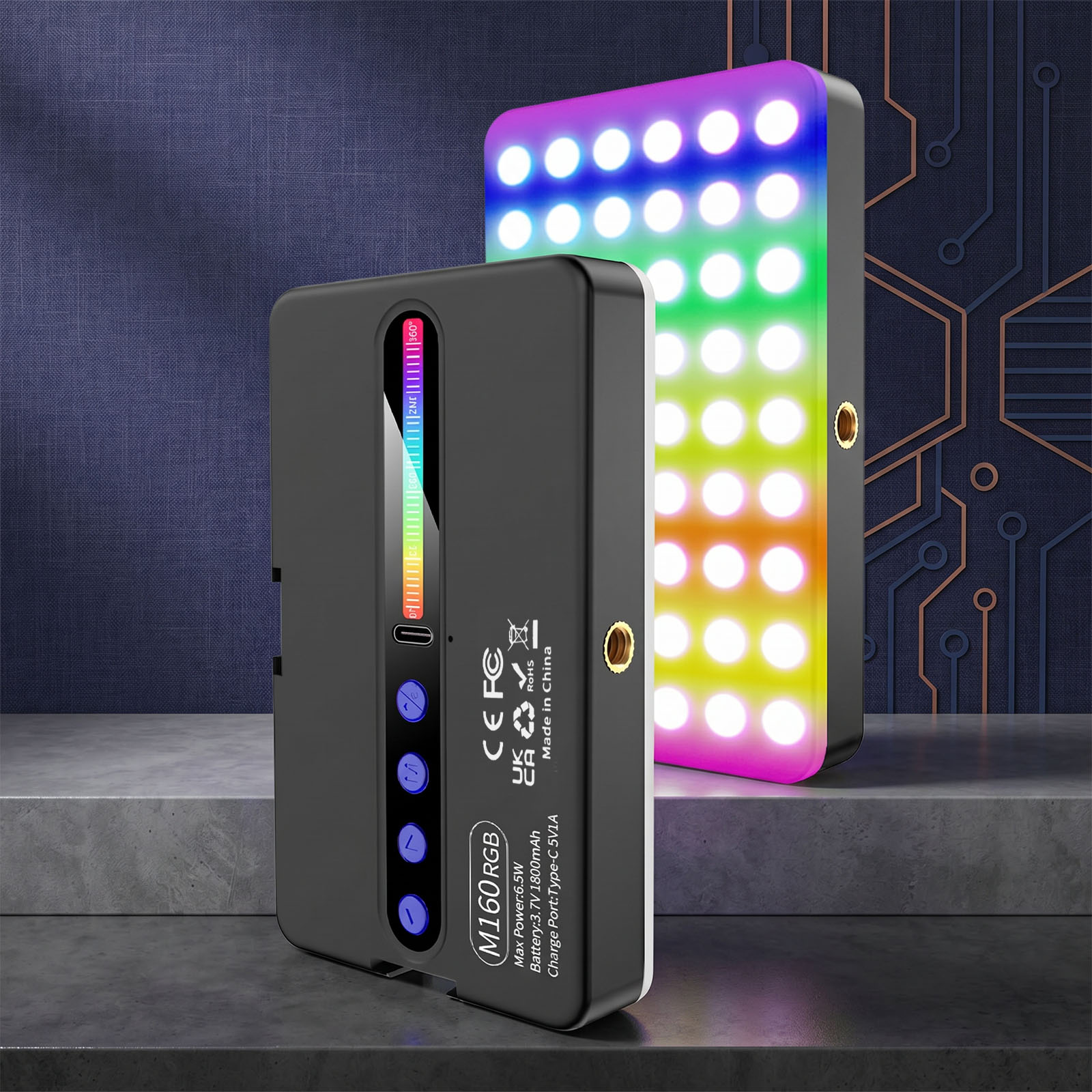 Luz de Video LED RGB de 6.5W,  - Photography Types Of Lighting reseña y precio